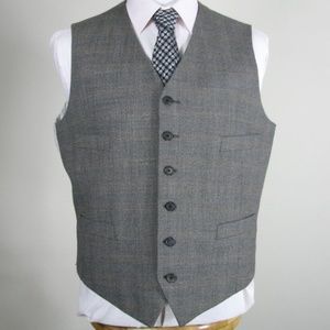John Varvatos grey vest waistcoat 40